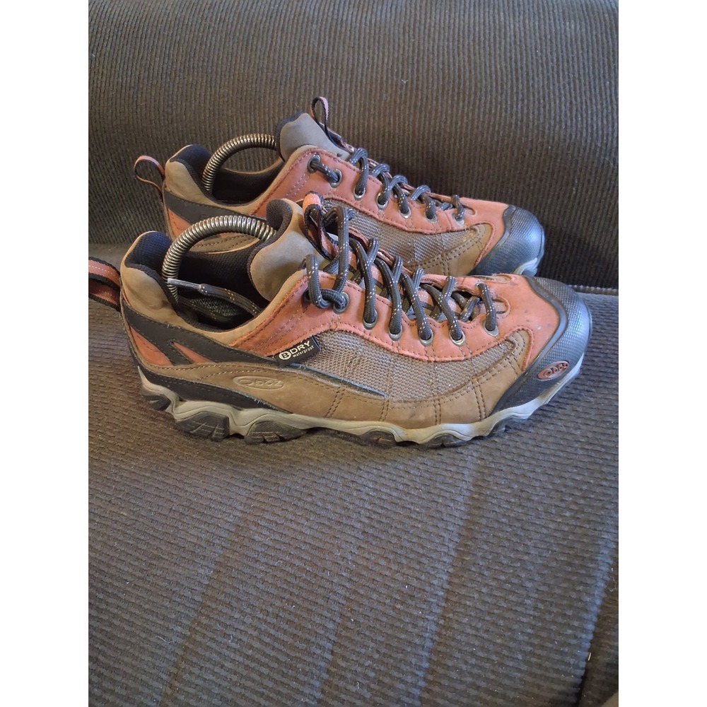 Mens Oboz Firebrand II Low Waterproof Brown Hiking Shoes GW21301EA0118M Size 8.5 - Picture 3 of 8